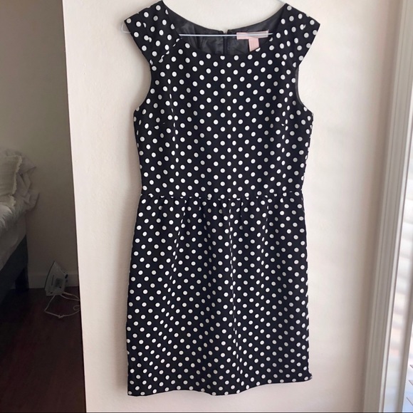 Polka Dot Sheath Dress - Picture 2 of 5